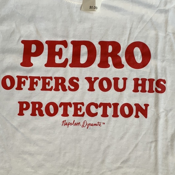 Pedro Napoleon Dynamite Shirt Offers You His Protection Classic Collectible top - Picture 2 of 3